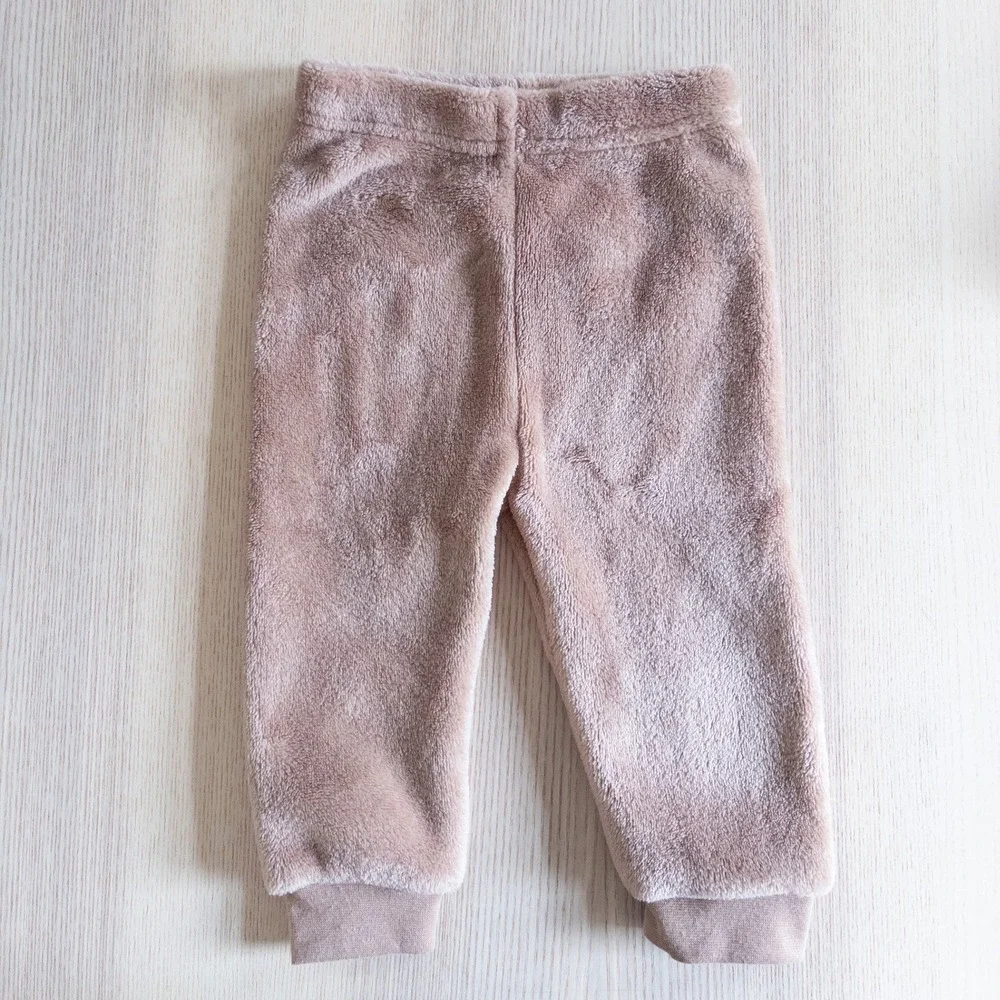 Disney Primark Winnie the Pooh Fleece Set Brown White Baby 6-9 Months
